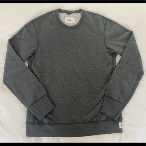 Reigning Champ Midweight Terry Crewneck Sweatshirt Charcoal Grey